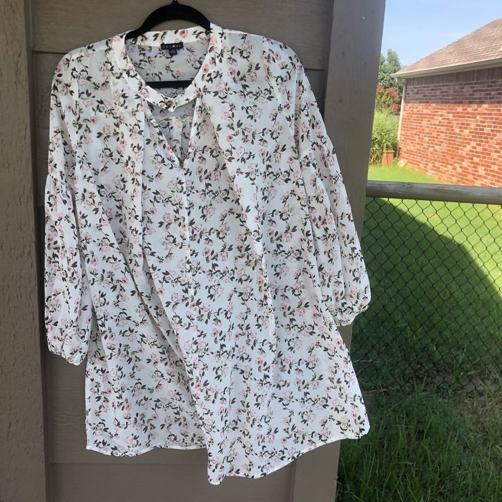 Chloah small Short floral V-neck Dress